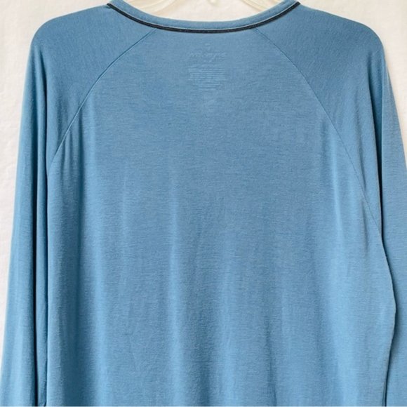 Tommy John Long Sleeves Mens Medium Top Shirt Henley Loungewear Soft Casual Cozy - Picture 9 of 10